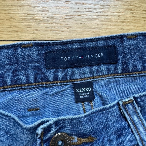 Vintage Tommy Hilfiger Jeans Distressed Jeans 90s 32/30 - Picture 10 of 10